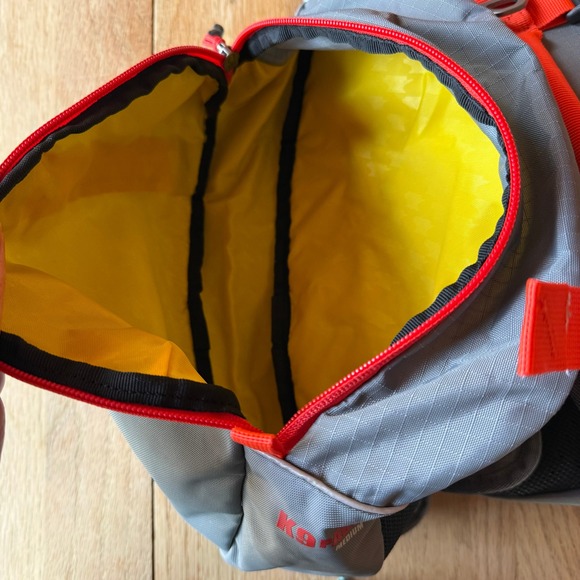 Mountainsmith K9 Pack Dog Backpack Carrier Vest Size Medium Grey & Orange Hiking - Picture 7 of 9